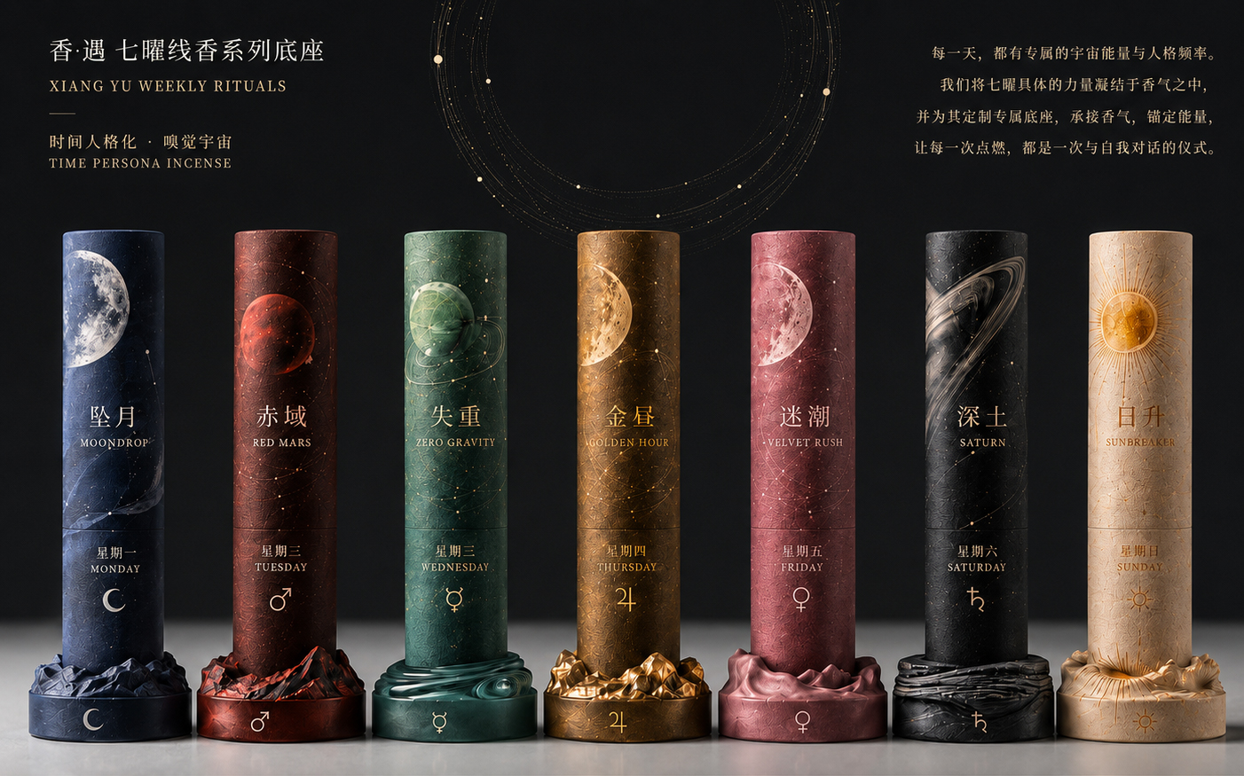 香遇七曜线香系列